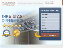 Tablet Screenshot of gonzaba.com